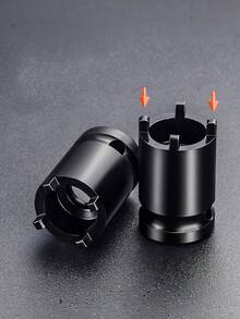 1SET Four Jaw Wrench+Pressure Plate 1 Set+6-In-1 Wrench Four Jaw Pressure Plate Disassembly Angle Grinder Socket Wrench - Multicolor - View 12