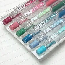 Bộ 6/8 bút trung tính Retro 8 màu, 6 màu The Color Of Morandi, bút ký, sổ tay viết vẽ văn phòng trường học, thích hợp cho văn phòng, họp hành, ghi chép học tập, thư pháp, đánh dấu nổi bật và trường học, đồ dùng học tập trở lại trường học - Màu sữa - 6 màu - Xem 8