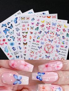 JKNART ملصقات أظافر، ديكورات فنية للأظافر لاصقة ذاتيًا، اكسسوارات أظافر للنساء والفتيات