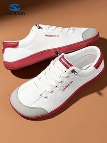 HOBIBEAR Wide-Toe-Box Barefoot Shoes For Men Women Minimalist Breathable Comfortable Trail Running Walking Shoes Mother's Day Gift (Suggestion :Buy One Size Larger) - White and Red - View 5