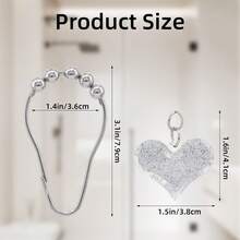 12pcs White Heart Hook Set: The Secret Santa Gift Exchange, Last-Minute Holiday Presents, Or Seasonal Gifting Solution-This Personalized Gift Is Perfect. The Top Choice For Christmas Decor: Ideal For Bedroom Organization, Hanging Wreaths In The Living Room