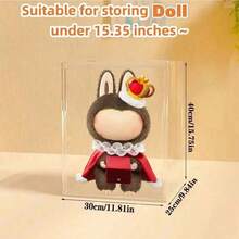 1pc Transparent Display Case, Suitable For Large Plush Toys, Acrylic Clear Display Cabinet, Candy Decor Storage Box, Used For Organizing And Displaying Plush Toys, Dust-Proof And Waterproof Storage - Multicolor - View 14