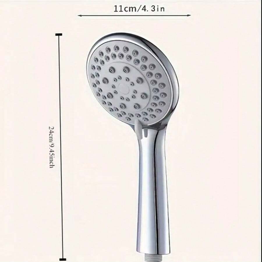 1pc Pressure-Controlled Handheld Shower Head, With 5 Adjustable Water Modes, A Shower Head For The Bathroom, A Shower Head, Bathroom Hardware, Bathroom Accessories, Enjoy A Luxurious Bathing Experience - Multicolor - View 1