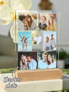 Customized Spotify-Themed Decorative Plaque, Personalized Gift, Customized Photo, Customized Gift, For Him, For Her, Customized Frame, For Boyfriend, Girlfriend, Couple, Wife, Women, Father's Day, Mother's Day, Anniversary, Birthday - 9 Large Rectangular Stands - Without Music+ - View 1