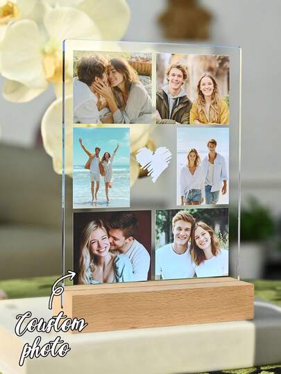 A Custom Spotify Decorated Plaque Personalized Gift, Custom Photo, Custom Gift, Him, Her, Custom Picture Frame, Boyfriend, Girlfriend, Couple, Wife, Women, Father's Day, Mother's Day On Anniversary Birthdays