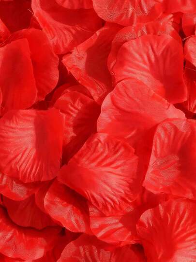 Red Rose Petals, Artificial Rose Petals, Suitable For Proposal, Anniversary, Romantic Night Decoration