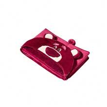 Miniso 草莓熊系列连帽休闲毯，珊瑚绒材质，加厚保暖，可爱卡通连帽设计，居家办公午睡毯，追剧毯，亲肤多功能毯（1 件装） - 粉色 - 查看 7