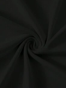 Red Heart Anime Character Graphic Cotton Shirt - Plus Size Skin-Friendly For Anime Fan Meetups - 黑色 - 查看 4