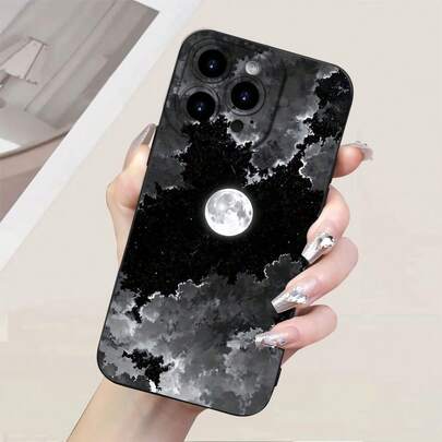 1 funda de teléfono personalizada de TPU elegante y silenciosa con diseño creativo de nubes y satélites, anti-suciedad y duradera, que proporciona protección contra golpes y caídas para varios modelos de , adecuada para  17/17 Pro/17 Pro Max/17 Air/ 16/16 Pro/16 Pro Max/16 Plus/ 15/15 Pro Max/15 Pro/15 Plus/ 14/14 Pro/14 Plus/14 Pro Max/ 13/13 Pro/13 Pro Max/12/12 Pro/12 Pro Max/11/11 Pro/11 Pro Max/XR/X/XS/XS Max. Es el regalo de cumpleaños perfecto para novias, novios, esposos, esposas, amigos o para uno mismo, innovador y a la moda, adecuado tanto para hombres como para mujeres.