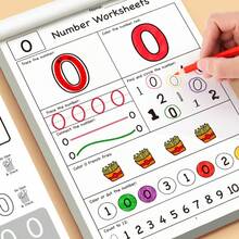 1 Interactive Math Workbook For Beginners, Includes Digit Coloring, Addition & Subtraction Activities - Early Number Recognition, Counting & Basic Arithmetic Skill Building - Colorful Animal & Shape Coloring Pages - Multicolor - View 6