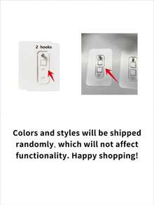 1pc/2pcs Wall Mounted Shower Rack, Thickened Large Capacity, Durable Plastic, No Drilling Required For Installation, Stick-On Bathroom Shower Rack, Floating Shelf For Bathroom And Kitchen, Storage Rack, Space Saving, Easy To Install, For Storing Toiletries, Cosmetics And Sundries, Toilet, Restroom, Dressing Table, Shower Room