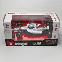 Burago Nuevo modelo a escala 1:43 del coche de carreras de Fórmula 1 Oracle Red Bull Racing RB21 #1 de Max Verstappen, hecho de aleación fundida a presión. Un regalo perfecto para Navidad, vacaciones y cumpleaños. - RB21 JP GP-#1 - Ver 3
