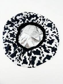 1pc Hair Care Cap, Anti-Hair Loss Cap, Postpartum Cap, Hair Mask Cap, Dry/Wet Hair Cap, Sleep Cap - Cow-shaped Hair Mask - View 6