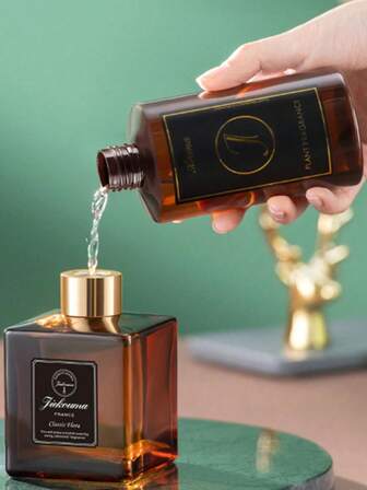 1.8"*5.5" Hotel Grade Flameless Fragrance Oil Rattan Diffuser Sticks, Long-Lasting Scent - Suitable For Home, Bedroom, Hall, Bathroom And Various Occasions. Elegant Bedroom Decor, Home Decor, Romantic. Valentine's Day Odor Eliminator, Room Freshener, Aromatherapy, Car Fragrance Diffuser, Home Fragrance