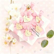 Personalized Acrylic Heart-Shaped Keepsakes, Wedding Favors, Wedding Souvenirs, Holiday Souvenirs, Party Souvenirs - Multicolor - View 7