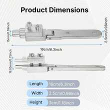 New Adjustable Faucet Angle Valve Broken Screw Extractor, 1/2" & 3/4" Pipe Broken Screw Removal Tool - New Broken Wire Remover - View 3