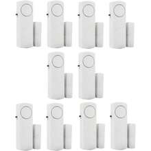 AWYYHIIXHC Personal Security Window And Door Alarm Bell Wireless Sensor Door Window Burglar Alarm Pack Of 10 - Gói 10 - Xem 1