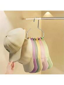 1/2pcs Creative Ring-Shaped Hanger, Non-Slip Hanging Hats, Scarves, Versatile Home Storage Organizer, Minimalist Hanging Strap - Multicolor - View 3