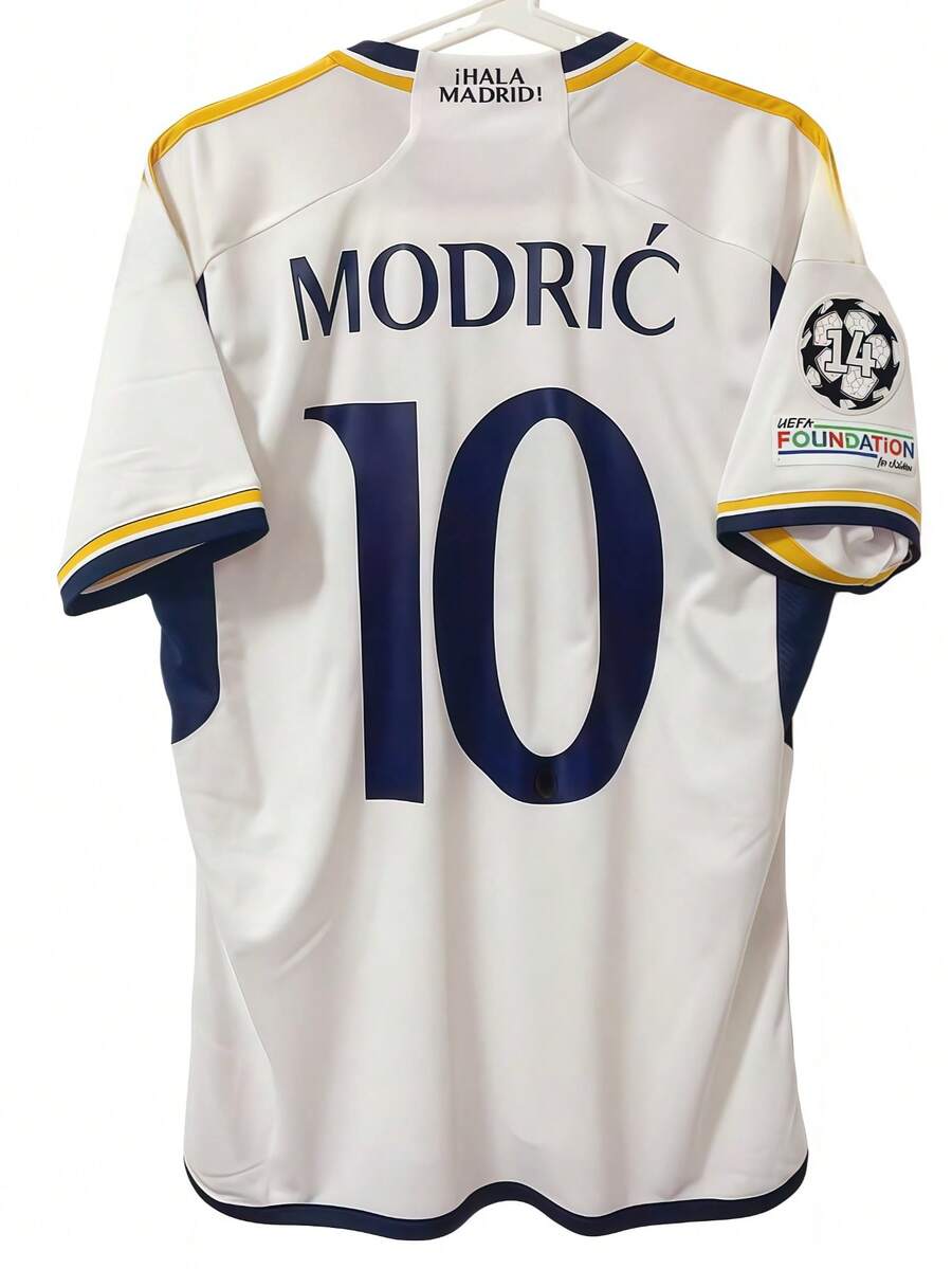 24-25 Season Home White #10 Modric Short SleeveFan Edition Jersey Retro Kits Football - 白色 - 查看 1