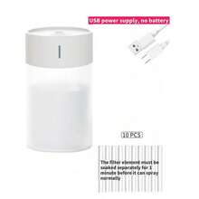 RAF 便携式智能家居和汽车加湿器，USB 清新香薰机，静音蒸发式加湿器，260ml 迷你 USB 超声波香薰精油扩散器，浪漫雾化器，家用和汽车空气净化器