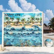 Bộ 6 cuộn băng dính Washi chủ đề bờ biển, bao gồm hình ảnh bãi biển, sóng biển, vỏ sò và họa tiết sao biển - Băng dính PET chống thấm nước màu xanh nhạt, xanh ngọc lam, vàng, trắng, nâu, be - Thích hợp cho sổ kế hoạch, đồ thủ công tự làm, gói quà - Băng dính trang trí bờ biển với họa tiết vỏ sò và hàng hải, hoàn hảo cho việc làm sổ lưu niệm và các dự án sáng tạo - Bộ 6 tập - Bộ truyện Nhật ký bên bờ biển - Xem 5