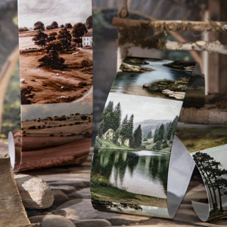 have a good day Băng dính Washi chủ đề đồng quê 2m/cuộn, nhãn dán thẩm mỹ cổ điển sáng tạo, đồ dùng thủ công trang trí DIY, quà tặng ngày lễ, đồ dùng văn phòng phẩm trường học, nhãn dán ngộ nghĩnh, nhãn dán laptop, nhãn dán điện thoại Kindle, nhãn dán cá nhân hóa