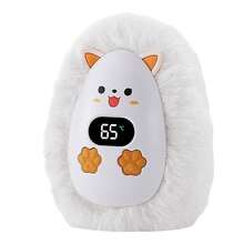 1 قطعة دب ناعم جميل لتدفئة اليد، ذكي ثابت الحرارة، سريع التسخين، محمول لجيب اليد، مع بطارية LED وشاشة درجة الحرارة، مناسب للخارج والداخل، ضروري للسفر والتخييم والمنزل في الخريف والشتاء. هدايا عيد الميلاد، تدفئة اليد، هدايا للرجال، حشو جوارب، تدفئة اليد قابلة لإعادة الشحن