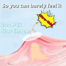 200 Pcs HITWORKER Cute Hydrocolloid Acne Patches | Star-Shaped Acne Patches, Waterproof And Non-Drying, Gentle And Non-Irritating, Suitable For All Skin Types, Colorful Design. - 彩色-200pcs - 查看 4