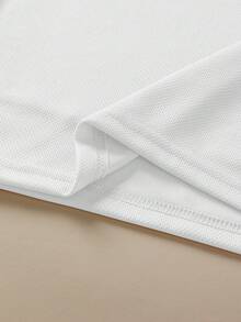 SANRIO Cartoon  Short-Sleeved Cotton T-Shirt-Girl's Comfortable Summer Coat, Bright Design And Soft Material, Suitable For Outdoor Play And Leisure Wear. - 白色 - 查看 4