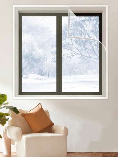 1pc Self-Adhesive Window Screen, Home Mosquito Proof, Invisible Insect Net For Summer, Easy Installation