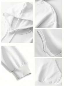 Skull Beer Hoodie Sweatshirt Herbst, Hochwertiger Stoff, Bequeme Passform, Street Hip-Hop, Atmungsaktiv - Weiss - Übersicht 6