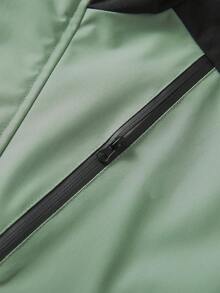 Men's Lightweight Zip-Up Jacket, Comfortable, Casual, Outdoor, Spring/Autumn - Black - View 5