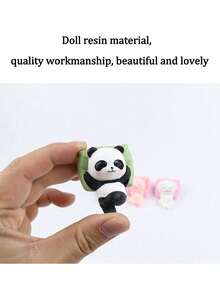 1个可爱睡着的动物汽车装饰摆件，萌萌的卡通仪表盘/桌面装饰品 - 彩色 - 查看 6