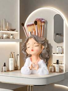 1 chậu hoa Nordic Light Luxury Fairy đường kính lớn, giá để đồ mỹ phẩm phòng tắm sáng tạo, hộp đựng đồ, cũng có thể dùng để cắm hoa khô, đồ trang trí chậu phòng khách, trang trí phòng ngủ nhà hiện đại - Nhiều màu - Xem 3