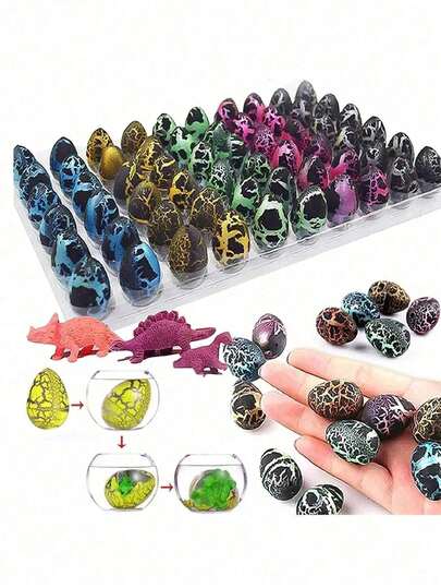 Dinosaur Eggs, Hatch And Expand In Water, Random Colors, Creative Birthday Gift