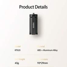 Tripod Mini Ringan Llano, Aksesori Tripod Meja Multifungsi untuk Kamera Saku, Cocok untuk Osmo Pocket 3 - Hitam - View 7