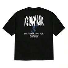 Summer Keinemusik X  T Shirt Men Women Fashion Street Cotton Short Sleeve Tee Men Hip Hop Tops Clothes Sportwear P5ts - Negro - Ver 1