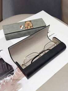 可爱水豚多彩眼镜盒 - 防挤压便携眼镜袋，优质PU皮革，防刮保护配件，旅行配件防风眼镜盒，手提包，太阳镜收纳袋，近视眼镜保护盒，适合挂在包上，眼镜收纳，可用作母亲节礼物，适合旅行、露营、旅行必备品、家居用品和圣诞礼物。 - 彩色 - 查看 8