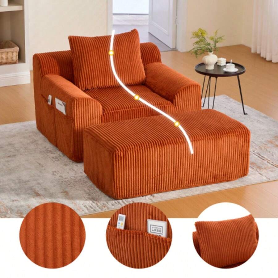 Sofas & Couches - Orange - View 1