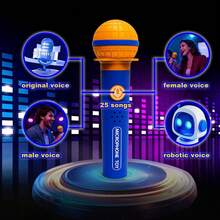 Trò chơi Ca Sĩ Tồi Tệ - Bộ trò chơi board game dành cho tiệc tùng, bao gồm micro + thẻ gợi ý + quân cờ âm nhạc, dành cho 2-10 người chơi, thích hợp cho đêm chơi game gia đình / sinh nhật / giải trí nhóm, thử thách ca hát dành cho người lớn, quà tặng cho người yêu âm nhạc. - Nắm lấy micro - Xem 3