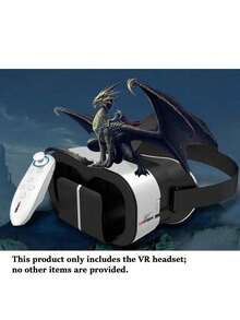 3D VR Headset | Head-Mounted VR Glasses Compatible With 4.7-6.53 Inch Smartphones, Android System - White - View 5
