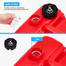 Boat Engine Fuel Tank - Red - View 4