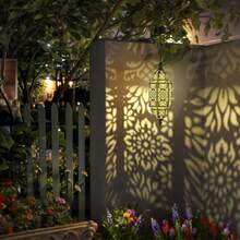 1pack Hanging Solar Lights Outdoor Garden Decorative - 香檳色 - 查看 2