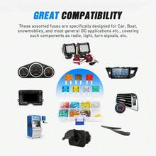 Nilight 372 PCS Car Fuses Assortment Kit Standard Mini LP Micro2 Blade Replacement Fuse ATO ATC APS ATS APR 2A 5A 75A 10A 15A 20A 25A 30A 35A For Cars Trucks RVs - ColorD - 查看 4