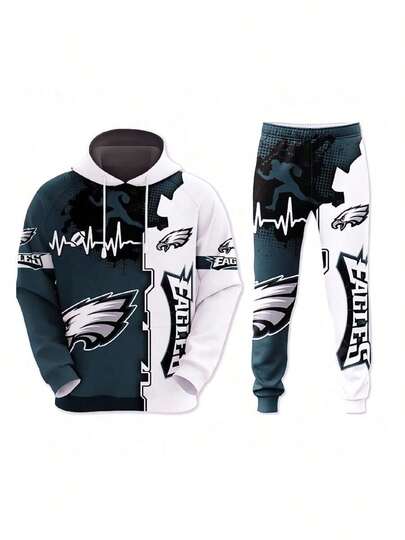 Philade-Lphia Eag-Les  Football Team Sport Hoodie Tracksuit Men's And Women's Hoodie Set