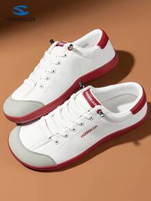 HOBIBEAR Wide-Toe-Box Barefoot Shoes For Men Women Minimalist Breathable Comfortable Trail Running Walking Shoes Mother's Day Gift (Suggestion :Buy One Size Larger) - White and Red - View 6