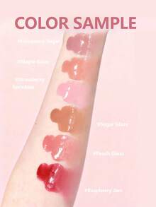 Laneige Glaze Craze 润色唇部精华 12g，甜甜圈硅胶刷头，水润透亮，丰盈滋养，打造裸妆般的低饱和度玻璃唇效果，韩式妆效 - 桃子釉 - 查看 8