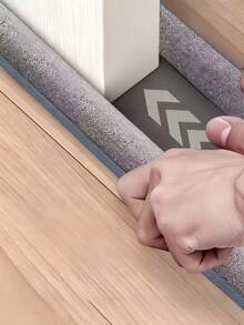 Easy Installation Under Door Draft Stopper - 2-Inch Thick Foam Strip Block, 50% Noise & Soundproofing, 30-36 Inch Door Fit, Matte Finish, For Home, Office - Multicolor - View 5