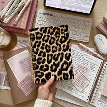 Lacama Leopard Print Gifts For Women, Leopard Cheetah Print Notebook Journal, Pink Floral Hardcover Spiral Notebook, School Office Supplies 160 Pages 55x83 - ColorC - 查看 2
