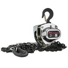 Polipasto Garrucha Cromada Manual Capacidad 2televación 10m - Plateado - Ver 4